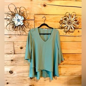 Sage Tunic/Blouse Small - Jade by Jane